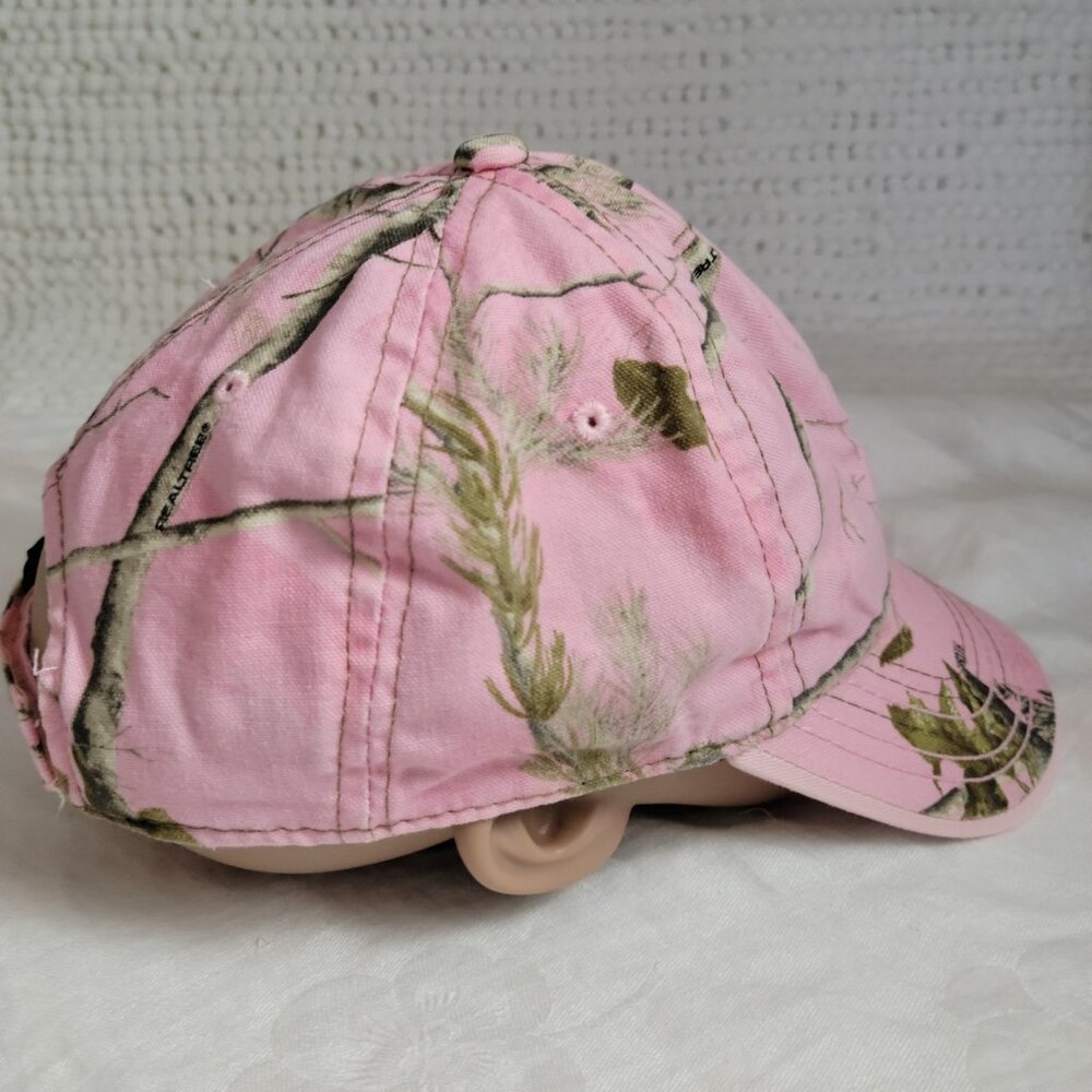 Duck Dynasty Hat Ladies Fit Pink Camo Outdoor Cap baseball embroidered TV fandom - Picture 4 of 8